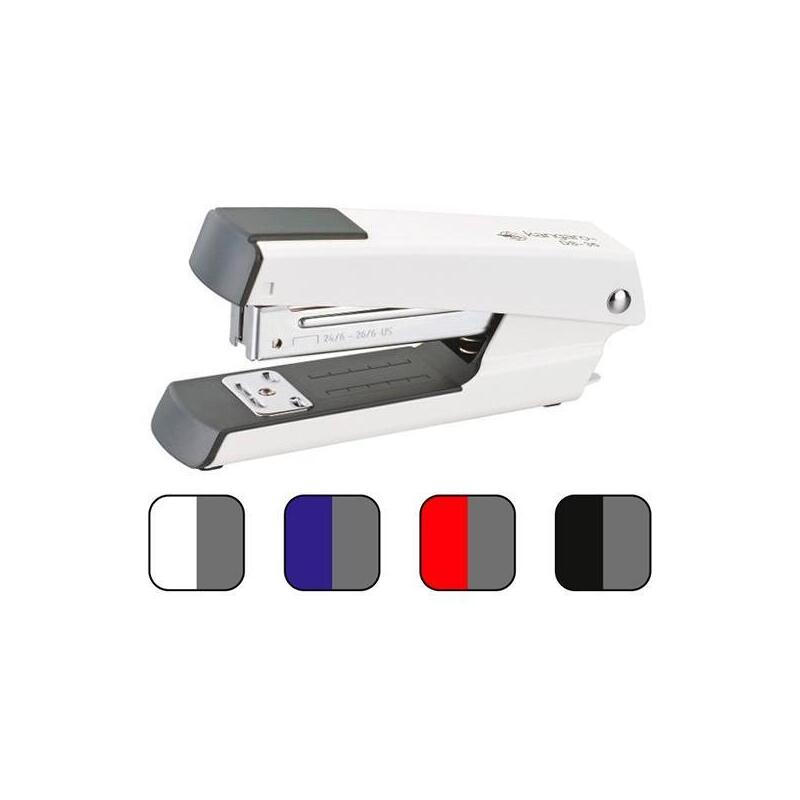Kangaro Grapadora Ds-35 Metálica 30h. Colores Surtidos Blanco-Azul-Rojo-Negro