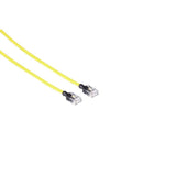 Kat6a Slim Utp 0,5m  Patchkabel Gul, Halogenfri