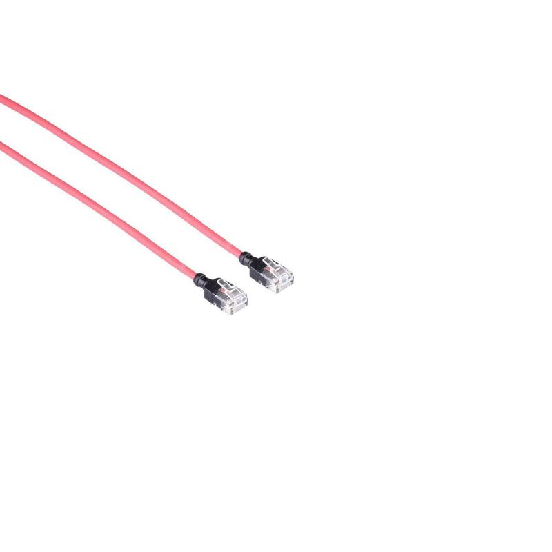 Kat6a Slim Utp 10m Patchkabel  RD, Halogenfri Lszh, Awg28