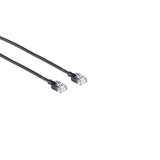 Kat6a Slim Utp 15m Patchkabel  Sort, Halogenfri Lszh, Awg28