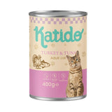 Katido Alimento Húmedo Para Gatos Pavo Y Atún 400g