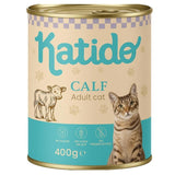 Katido Ternera Con Conejo Comida Húmeda Para Gatos 400g
