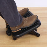Kensington Reposapiés Solemassage Para Ejercicio Ajustable 5 Alturas Negro