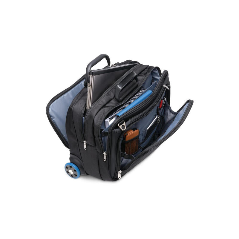 Kensington Wheeled Laptop Bag 17" Contour - Black