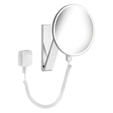 Keuco Ilook Move Cosmetic Mirror Round Illuminated W/Pivoted Rail