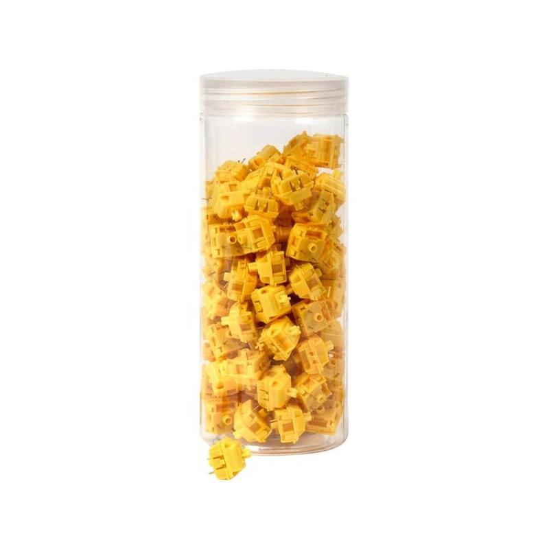 Keychron Gateron Cap V2 Juego De Interruptores Amarillo Dorado, Interruptores De Llave Amarillos, 110 Piezas 4895248826644.0