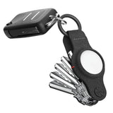 Keysmart Airtag Vegan Leather Case Air Black