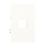 Keystone Module. Empty. White