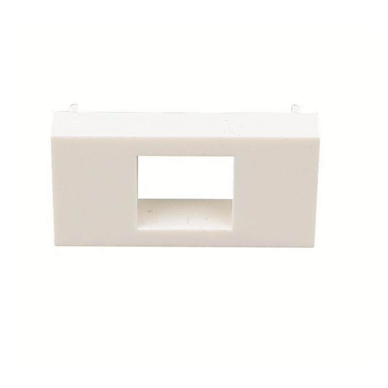 Keystoneplate. 22.5x45 Mm.  White
