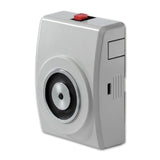 Kidde Commercial Fe290 Retenedor Electromagnético De 400n Para Montaje En Suelo Con Pulsador Desbloqueo. Placa Retención Con Rótula. 220vca
