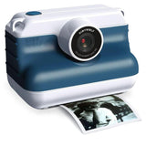Kidywolf Instant Camera With Selfie Function Blue