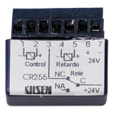 Kilsen Cr255 Circuito Electrónico De Retardo, Selector De Cierre En Puertas De Dos Hojas Con Retenedores
