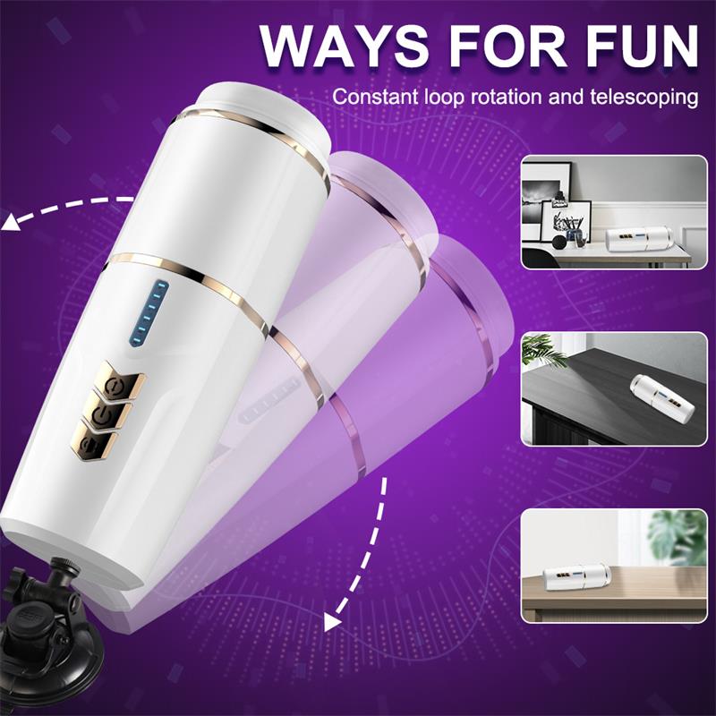 Kimi Masturbador Con Movimiento Telescópico Y Rotación