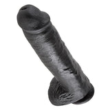 King Cock  11 Pene Realistico Negro 28 Cm