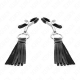 Kink - Pinzas Para Pezones Con Borlas De Polipiel 6 Cm