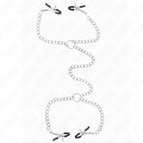 Kink - Pinzas Para Pezones Doble 32 Cm Con Cadenas 14 Cm