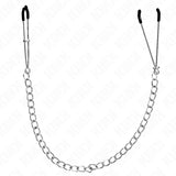 Kink - Pinzas Para Pezones Fina Con Cadena Gruesa 30 Cm