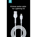 Kintone Apple Lightning Cable 5v 2.1a 1m Carga Y Datos Blanc