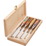 Kirschen Firmer Chisel Set Winac In Wooden Box