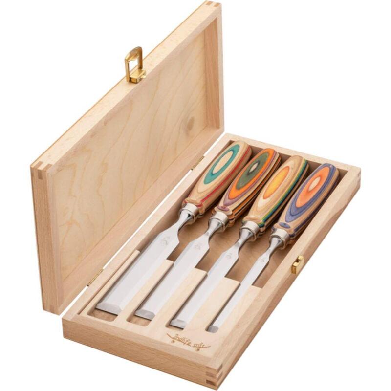 Kirschen Firmer Chisel Set Winac In Wooden Box