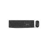 Kit 2w1 Squid Plus Us Negro Teclado + Ratón Laserowa Inalámbrica