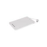 Kit 5 Unidades Powerbank Conceptronic 4.000mah Dual Conector Microusb / Iphone Color Blanco