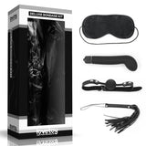 Kit Bondage Deluxe Con Vibrador Negro