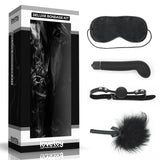 Kit Bondage Deluxe Con Vibrador Negro