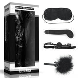 Kit Bondage Deluxe Con Vibrador Negro