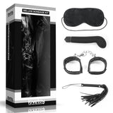 Kit Bondage Deluxe Con Vibrador Negro