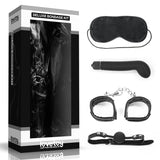 Kit Bondage Deluxe Con Vibrador Negro
