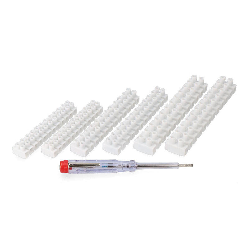 Kit Bricolaje Eléctrico Destornillador+Regletas De Conexión