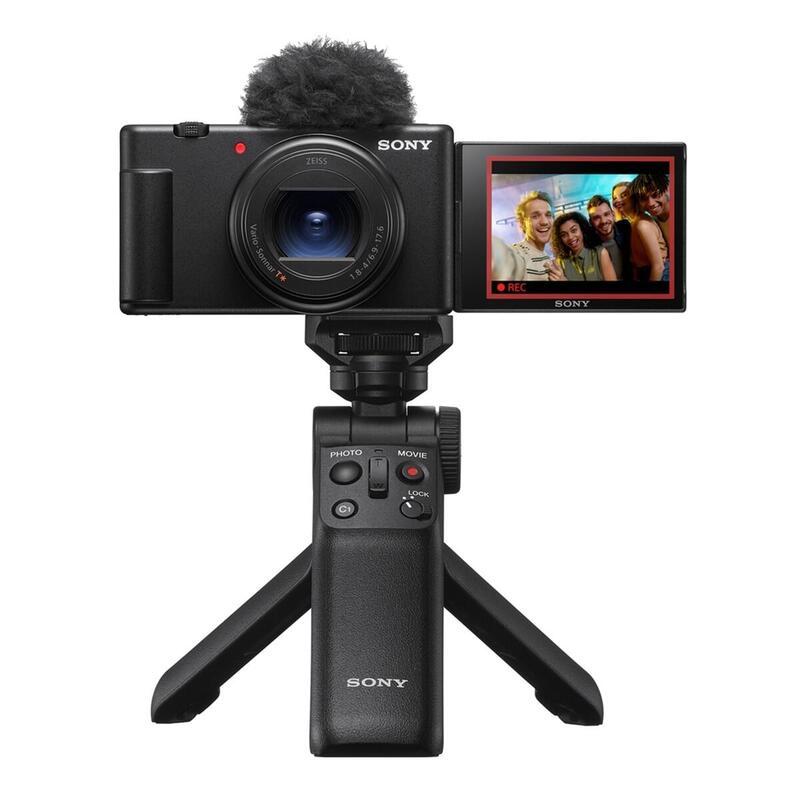 Kit Cámara Vlogging Sony Zv-1 Ii  Cámara Digital Con Grip Y Batería - Negro