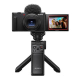 Kit Cámara Vlogging Sony Zv-1 Ii  Cámara Digital Con Grip Y Batería - Negro