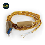 Kit Cordon 2x75mm 120 + 80cm 2m Oro