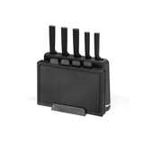 Kit Cuchillos + Desek Para Podstawce Mr-1412-Black