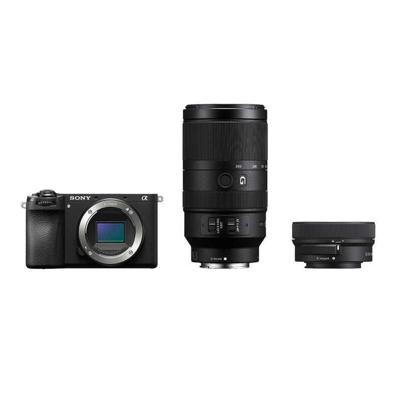Kit De Cámara De Fotografía De Naturaleza Sony Alpha 6700kb Con Objetivo Sony E 70-350mm F4.5-6.3 G Oss, Cámara Sin Espejo Aps-C - Negro