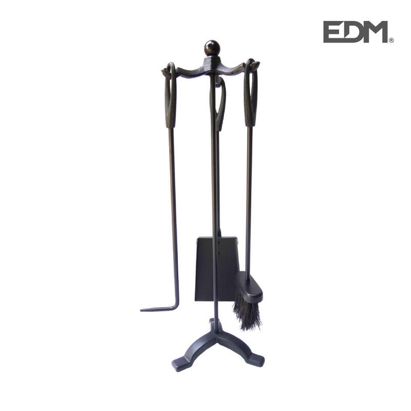Kit De Chimenea Negro 3 Piezas - Edm