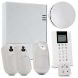 Kit De Lightsys Air Con Módulo 4g + Mando Remoto Panda + 2 X Detector Eyewave Con Cámara + Detector Iwave Antimascotas +  Sirena Interior + Teclado Panda