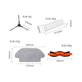 Kit De Recambios Para Aspirador Xiaomi Robot Vacuum Mop Pro 2S Viomi V2 V2 Pro V3 Se