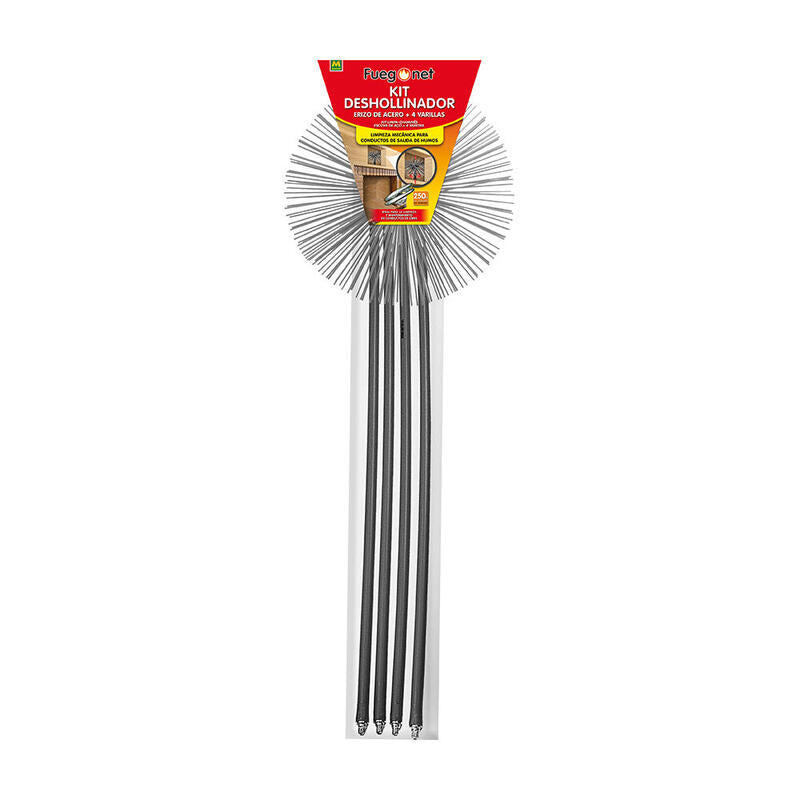 Kit Deshollinador Acero Ø250mm - Fuegonet Masso