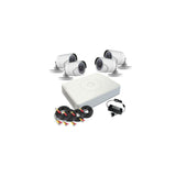 Kit Grabador Dvr 5en1 4ch + 4x Mini Bullet 4en1 1mp Hikvision