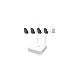 Kit Ip Wifi Nvr 4 Canali Poe H265 4 Telecamere Ip Wifi 2mp