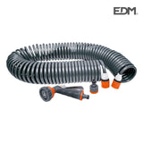 Kit Manguera Espiral "Riega Facil" Longitud Total 15m Edm