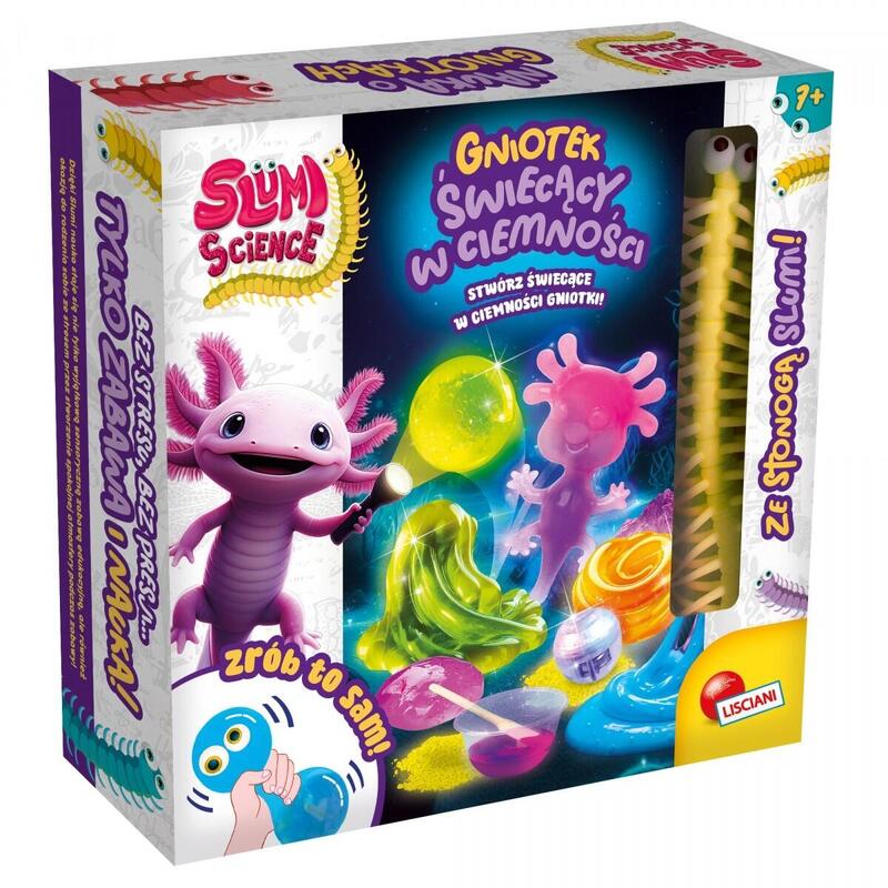 Kit Slumi Science - Gniotek Luminoso En Oscuridad