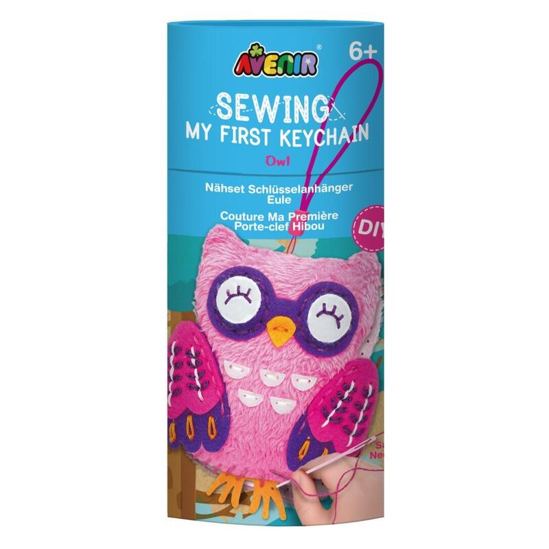 Kit Uszyj Brelok Para Kluczy - Sowa