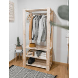 Kit Vestidor Evolution 76,5 X 38,5 X 174,5 Cm