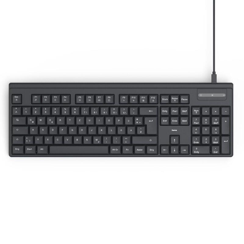 Klawiatura Ck-100 Przewodowa Negro