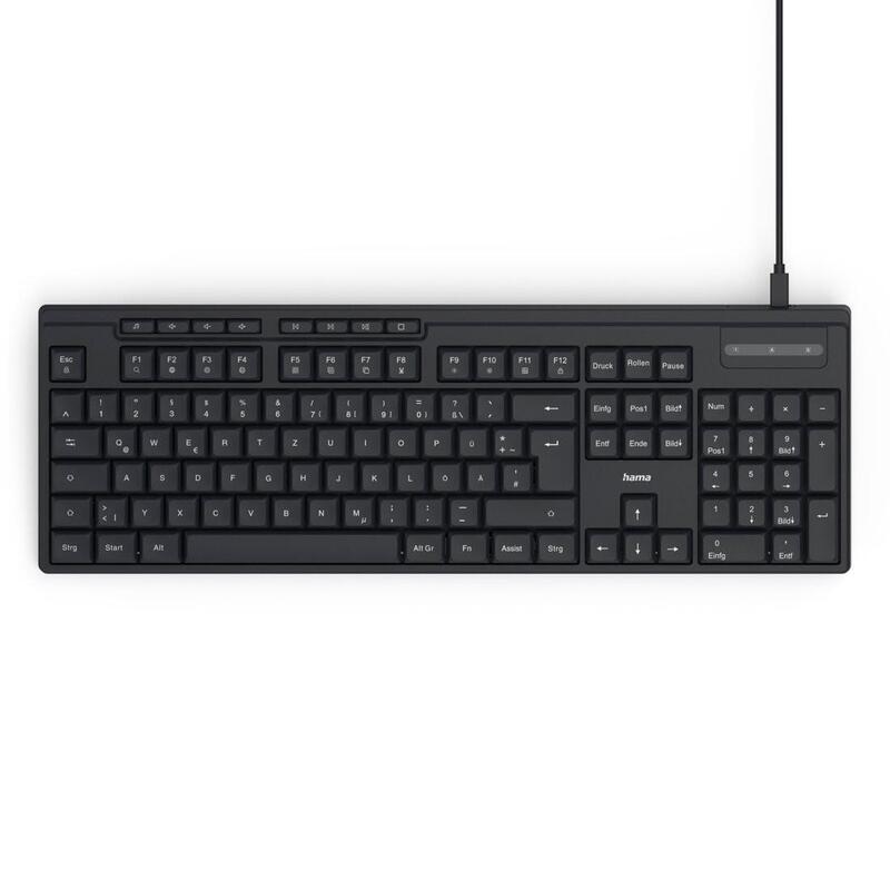 Klawiatura Ck-200 Przewodowa Negro