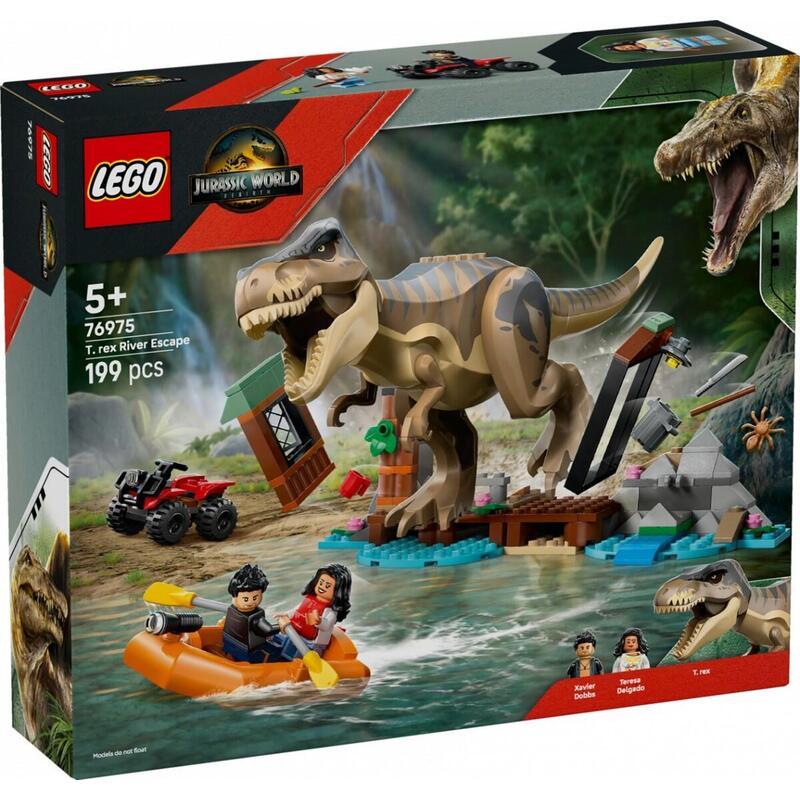 Klocki Jurassic World 76975 Ucieczka Rzeka Przed Tyranozaurem